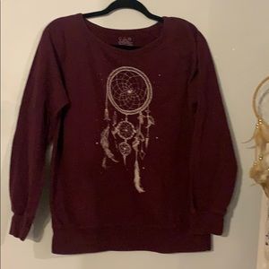 Emppre Maroon crewneck sweatshirt